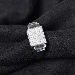 clara Men Sterling Silver Swiss Zirconia Magnus Ring-picture-32