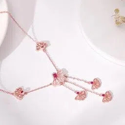giva Women Brilliant Red Trio Necklace-picture-14
