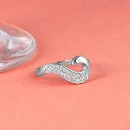 giva Women Silver Great Wave Ring-picture-21