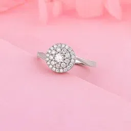 giva Women Silver Girdled Shine Ring-picture-36