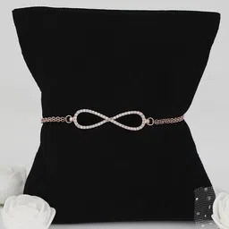 giva Rose Gold Infinity Bracelet image 1