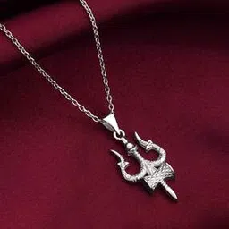 giva Sterling Silver Trishul Pendant-picture-15