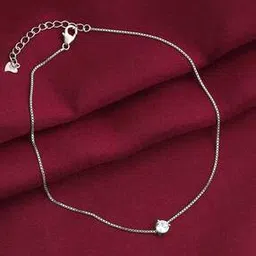 giva Sterling Silver Zirconia Anklets-picture-52