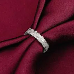 giva Women Sterling Silver Stone-Studded Ring-picture-48