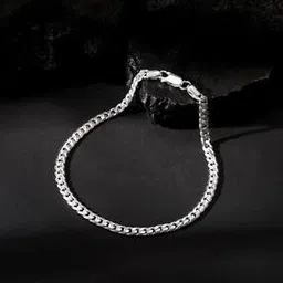 Men Sterling Silver Trooper Bracelet-image-26