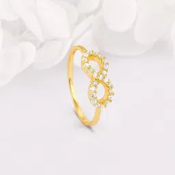 giva Women Sterling Silver Gold-Plated Ring image 1