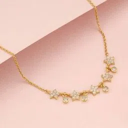 giva Golden Floral Serenade Necklace-picture-37