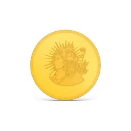 kalyan jewellers Yellow Gold Shree Ram Coin image 1