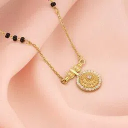 giva Women Sterling Silver Gold-Plated Mangalsutra-picture-45