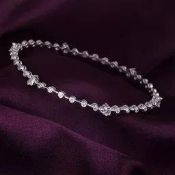 giva Women Sterling Silver Stone-Studded Bracelet-picture-10