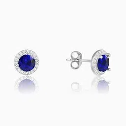 giva Women Sterling Silver Stone-Stud Earrings-picture-19