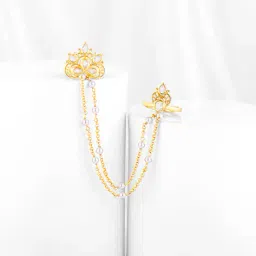 giva Women Sterling Silver Gold-Plated Ring image 1