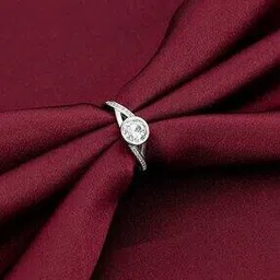 giva Women Sterling Silver Stone-Studded Ring-picture-38