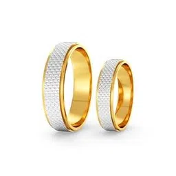 Unisex Pack of 2 Yellow Gold Stone-Studded Ring-image-60