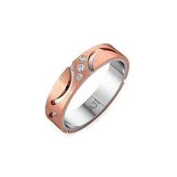 joyalukkas Women Rose Gold Diamond-Studded Band Ring-picture-14