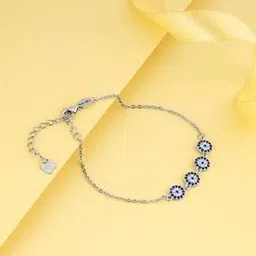 giva Women Sterling Silver Protective Eye Bracelet-picture-15