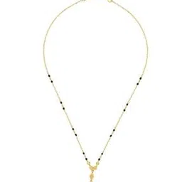 p n gadgil jewellers Women Yellow Gold Beaded Mangalsutra-picture-24