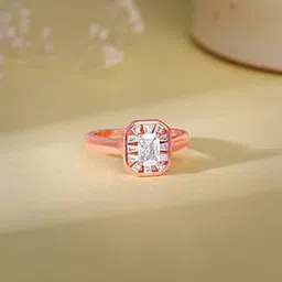 giva Men Sterling Silver Rose Gold-Plated Ring-picture-24