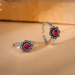 giva Women Sterling Silver Toe Rings-picture-21