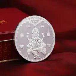 kalyan jewellers Pure Silver Ganesha Coin-picture-21