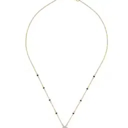 p n gadgil jewellers Women Yellow Gold Diamond Mangalsutra-picture-29