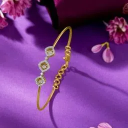 p n gadgil jewellers Women Yellow Gold Diamond Bracelet-picture-24