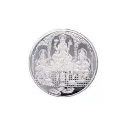 c krishniah chetty jewellers Pure Silver Ganesha Lashkmi & Saraswathi Coin-picture-46