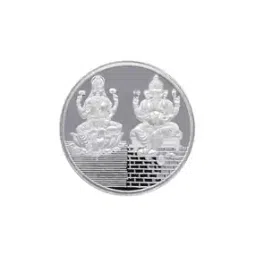 c krishniah chetty jewellers Pure Silver Lakshmi Ganesha Coin-picture-27