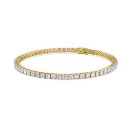 emori Women Yellow Gold Pointer Queen Diamond Tennis Bracelet-picture-37