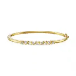 emori Women Yellow Gold Sloane Dainty Round Diamond Bracelet-picture-17