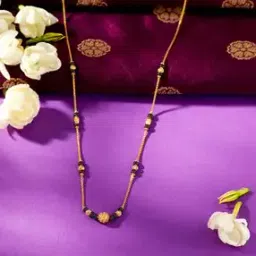 p n gadgil jewellers Women Yellow Gold Maniratna Modern Mangalsutra-picture-40