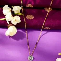 p n gadgil jewellers Women Yellow Gold Beaded Mangalsutra-picture-14