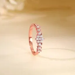 giva Women Sterling Silver Rose Gold-Plated Ring-picture-53