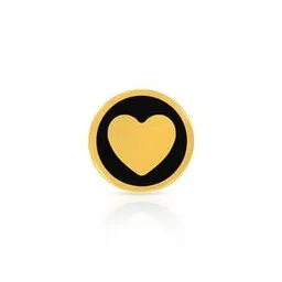 bhima jewels Men Yellow Gold Enameled Heart Stud Earring-picture-36
