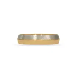Men Yellow Gold Curved Ring-image-4