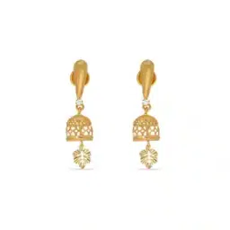 bhima jewels Women Yellow Gold Elegant Drop Earrings-picture-12