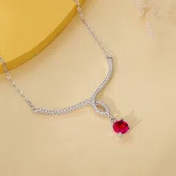 giva Women Sterling Silver Rebel Necklace-picture-28