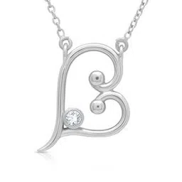 anayra Women Sterling Silver Heart Pendant-picture-26