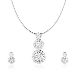 anayra Women Sterling Silver Necklace & Earring Set-picture-30