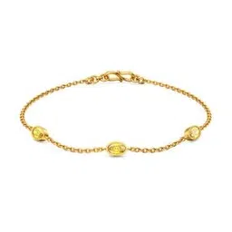 joyalukkas Women Yellow Gold Stone-Studded Bracelet-picture-31