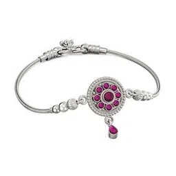 joyalukkas Women Sterling Silver Floral Anklet-picture-46
