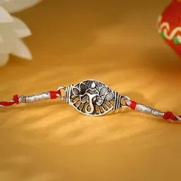 giva Men Sterling Silver Vinayak Rakhi-picture-36