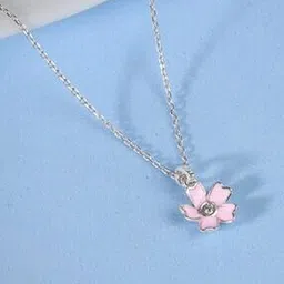 giva Girls Sterling Silver Adorable Flower Pendant with Chain-picture-16