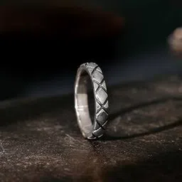 giva Men Sterling Silver Rider Edge Ring-picture-10