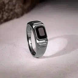 giva Men Sterling Silver Rhodium Observant Ring-picture-32