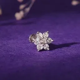 giva Women Sterling Silver Aurora Kiss Nosepin-picture-30