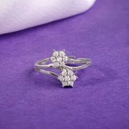 giva Women Sterling Silver Floral Memory Ring-picture-23