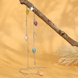 touch925 Women Sterling Silver Star Drop Charm Anklet-picture-27