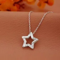 vanbelle Women Sterling Silver Star Necklace-picture-31