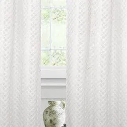 portico Set of 2 Geometric Print Door Curtains-picture-20